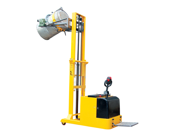 全電動油桶翻轉車